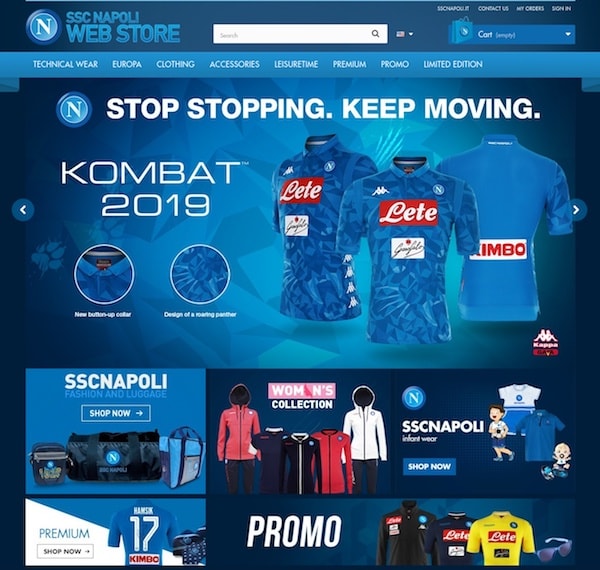 Napoli Calcio Store Prestashop